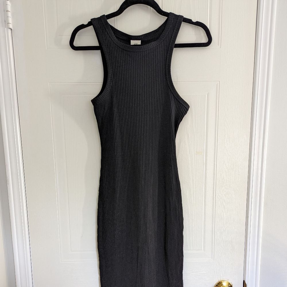H&M ribbed midi dress